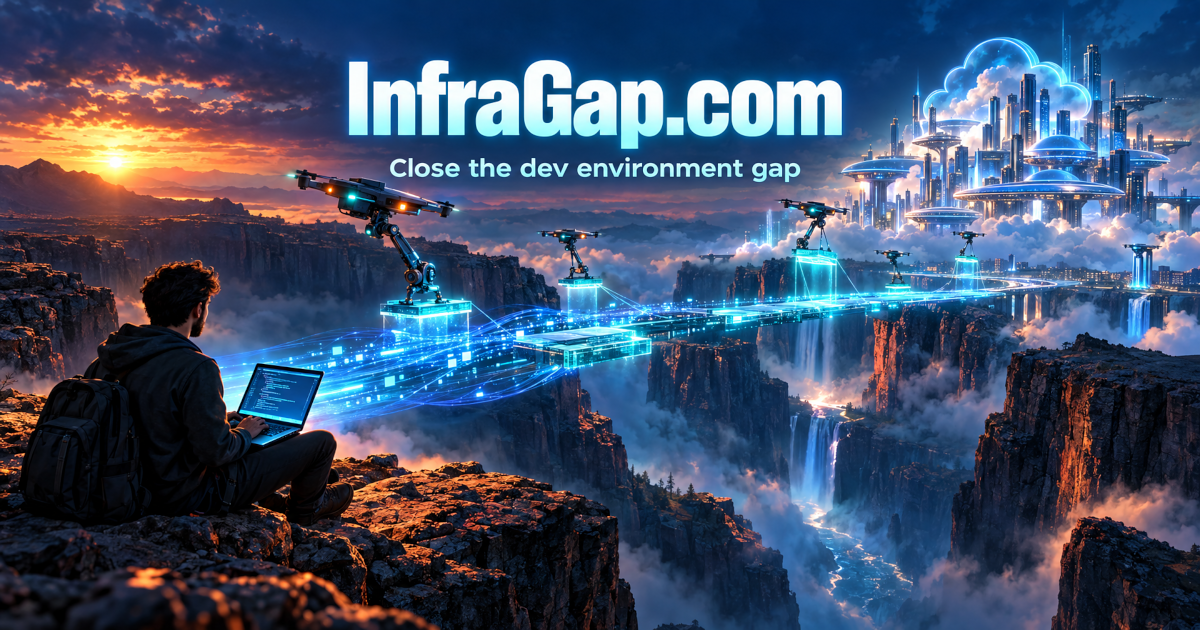 InfraGap.com website preview